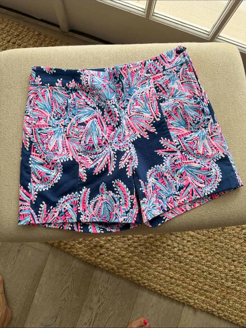 Lilly Pulitzer Navy Pink Blue Printed Women’s Shorts